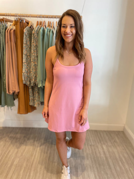 Gotta Have It Tennis Dress - Mauve