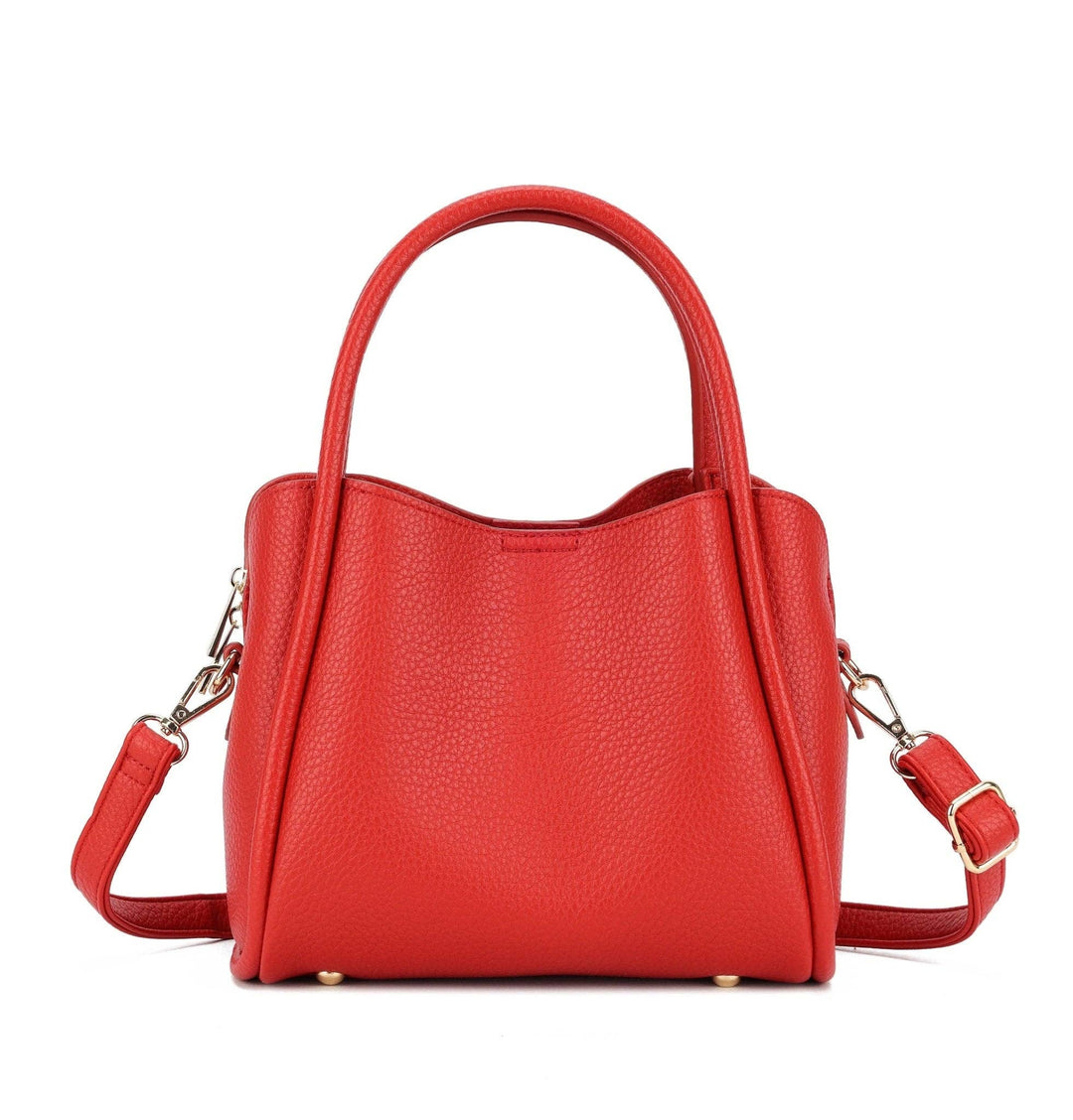 Clara 3 Compartment Satchel/Crossbody Bag