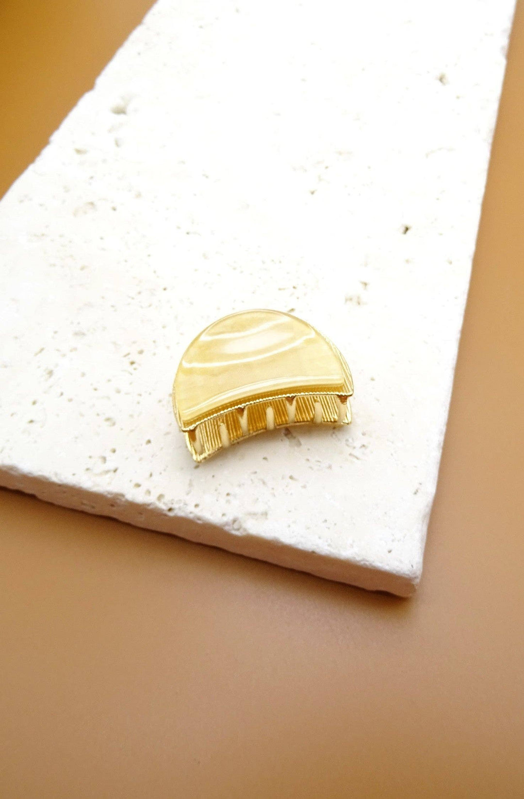 Marble Hair Claw Clip