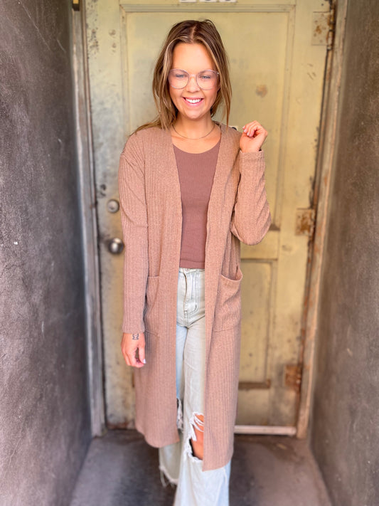 Tan Cardigan