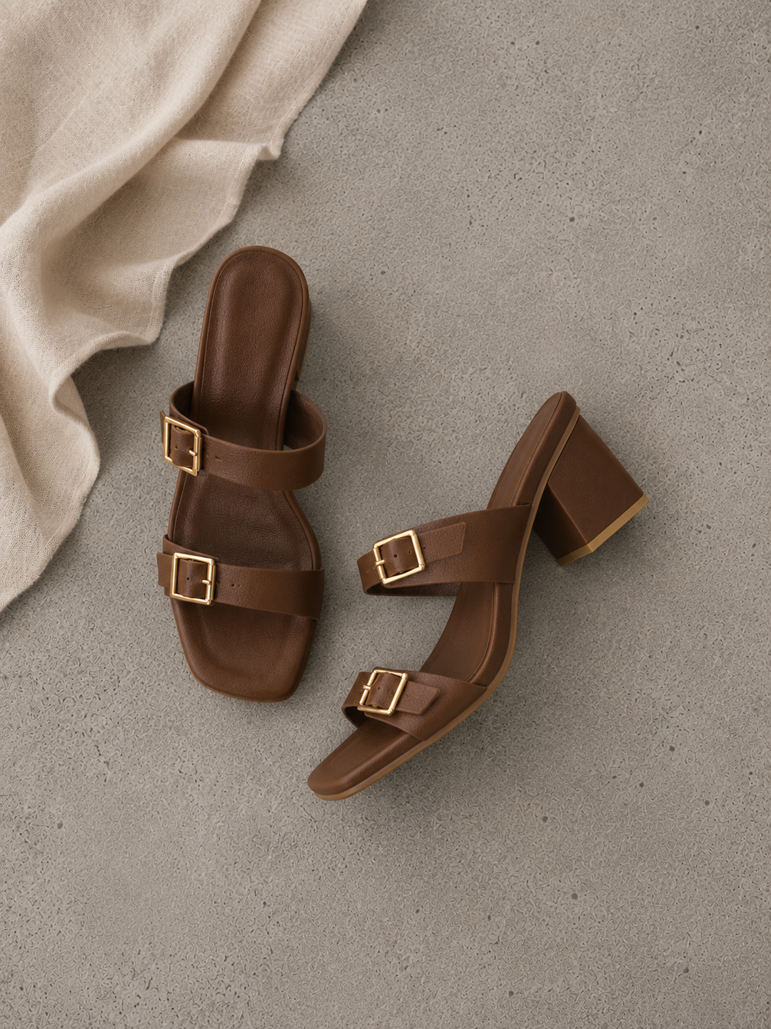 Rene Heel Mia || Brown