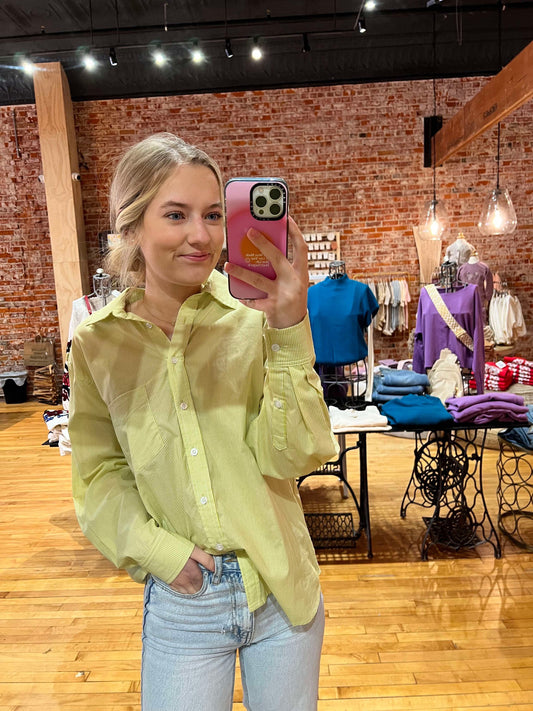 Autumn Apple Button Down