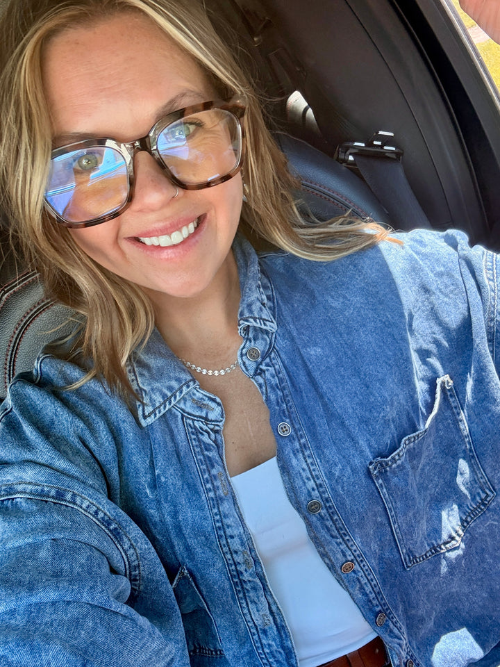Sadie Washed Chambray Shirt