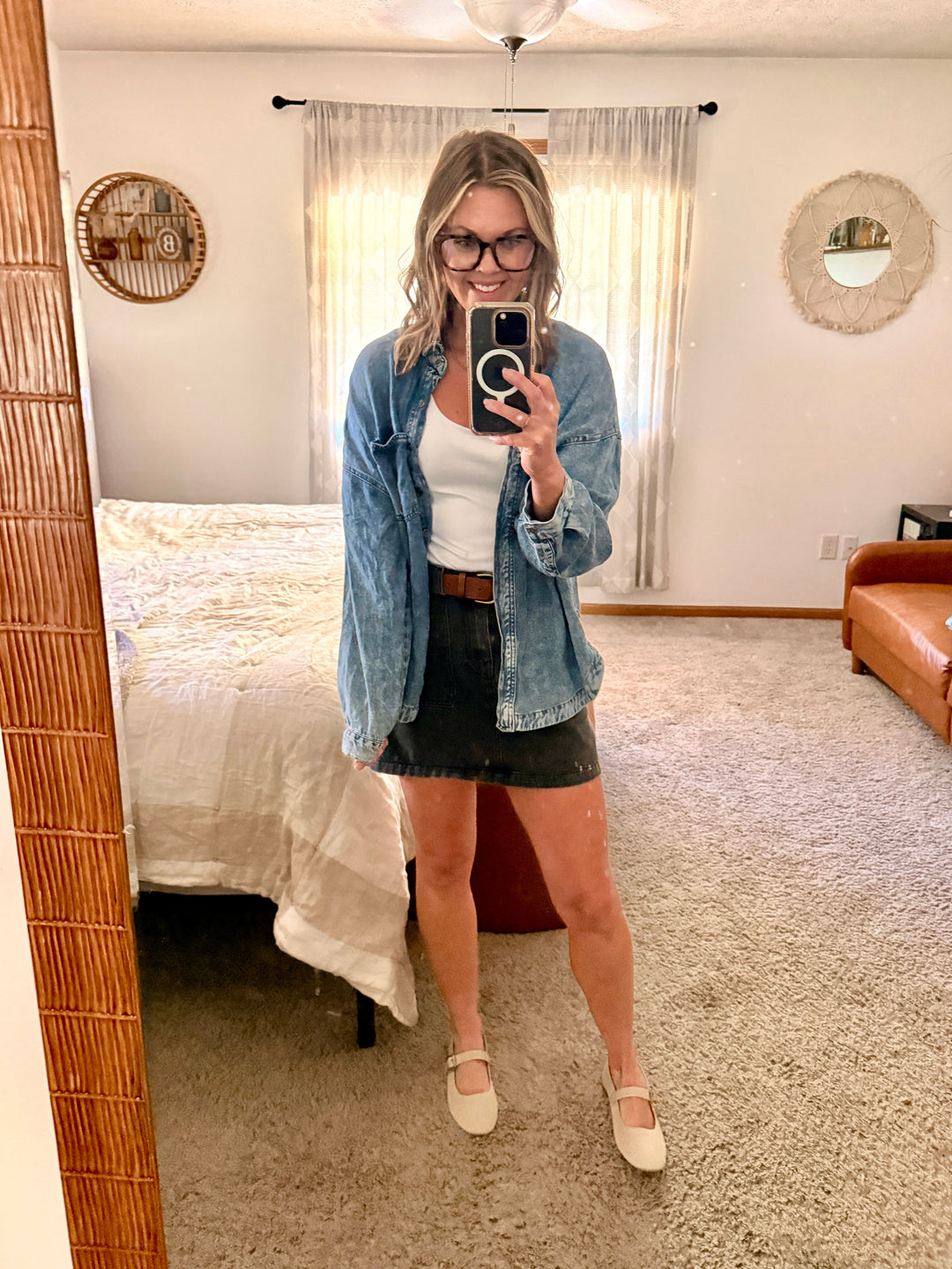 Sadie Washed Chambray Shirt