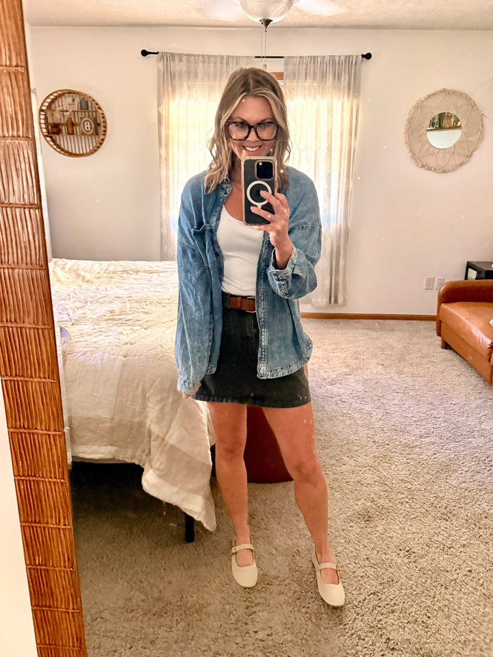 Sadie Washed Chambray Shirt