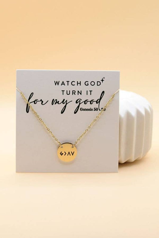 God Is Greater Necklace