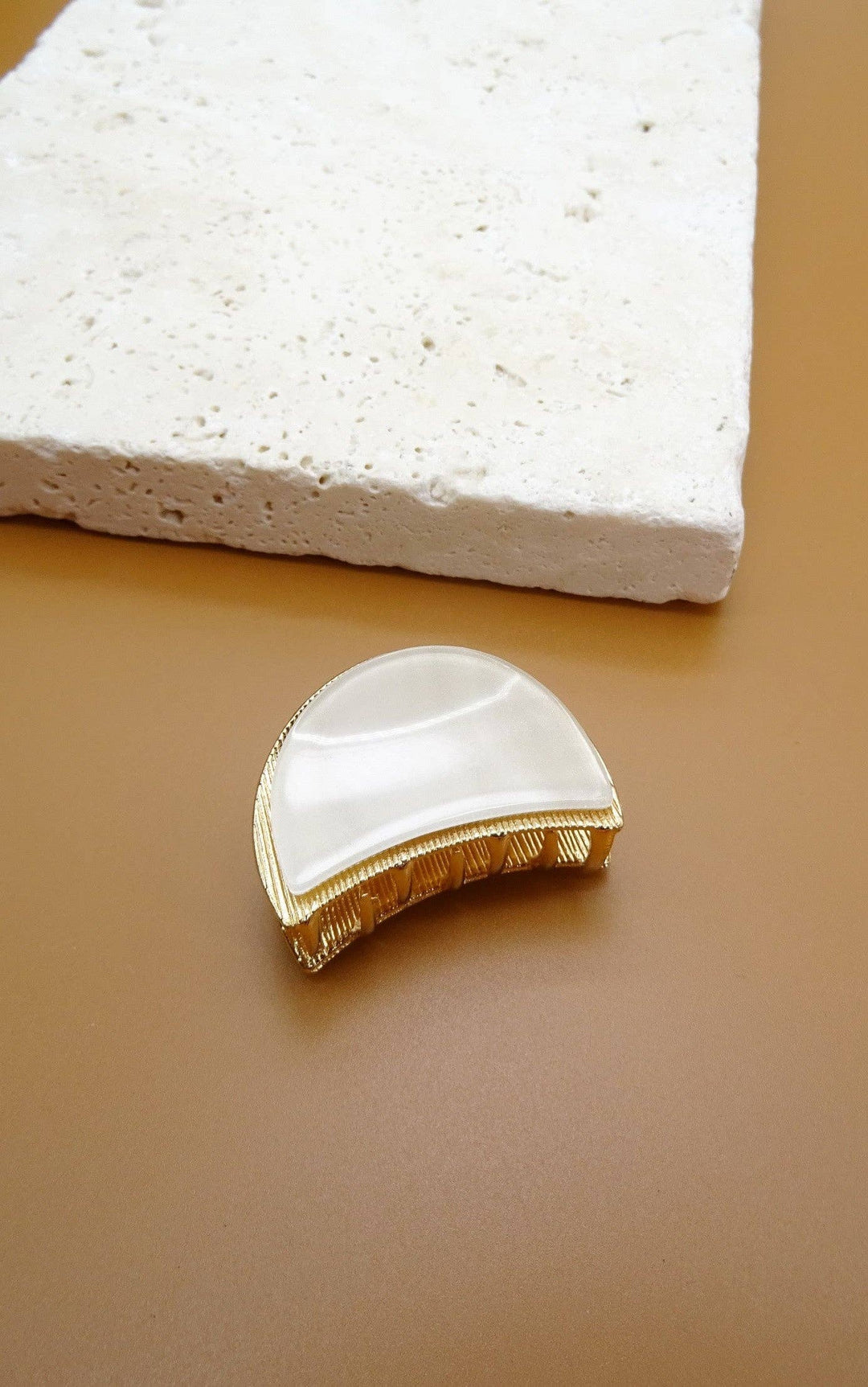Marble Hair Claw Clip