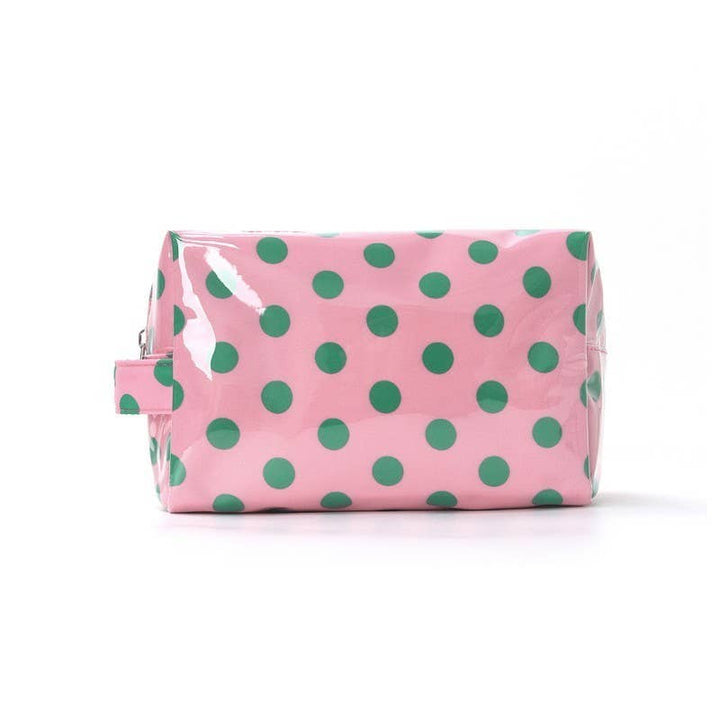Polka Dot Waterproof Cosmetic Pouch
