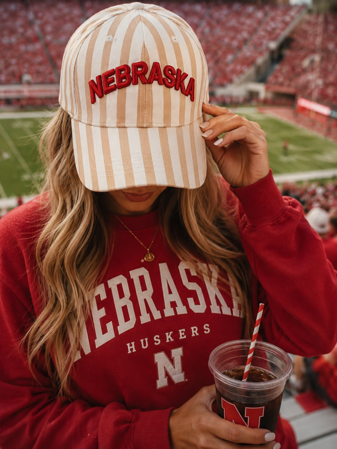 The Lincoln Lines Striped Cap