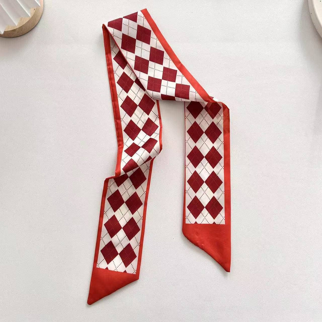Minimalist Red Scarf Headband
