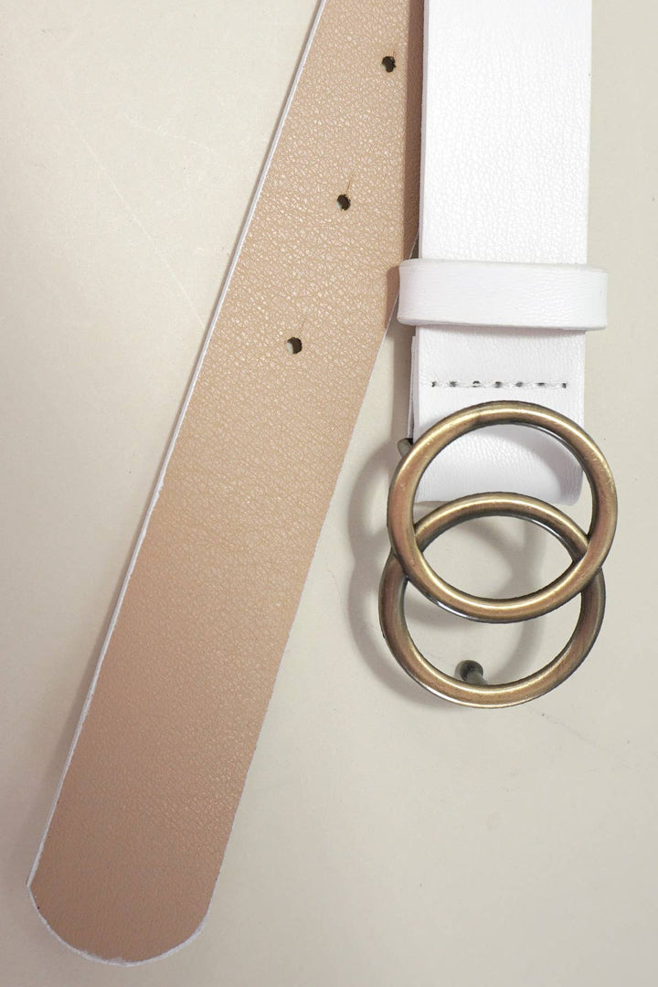 DOUBLE O BUCKLE BELT |  Black