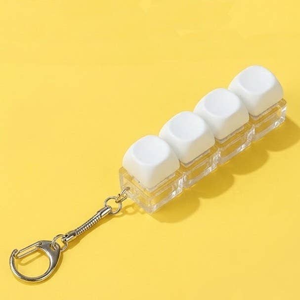 Keyboard Fidget Stress Relief Keychain