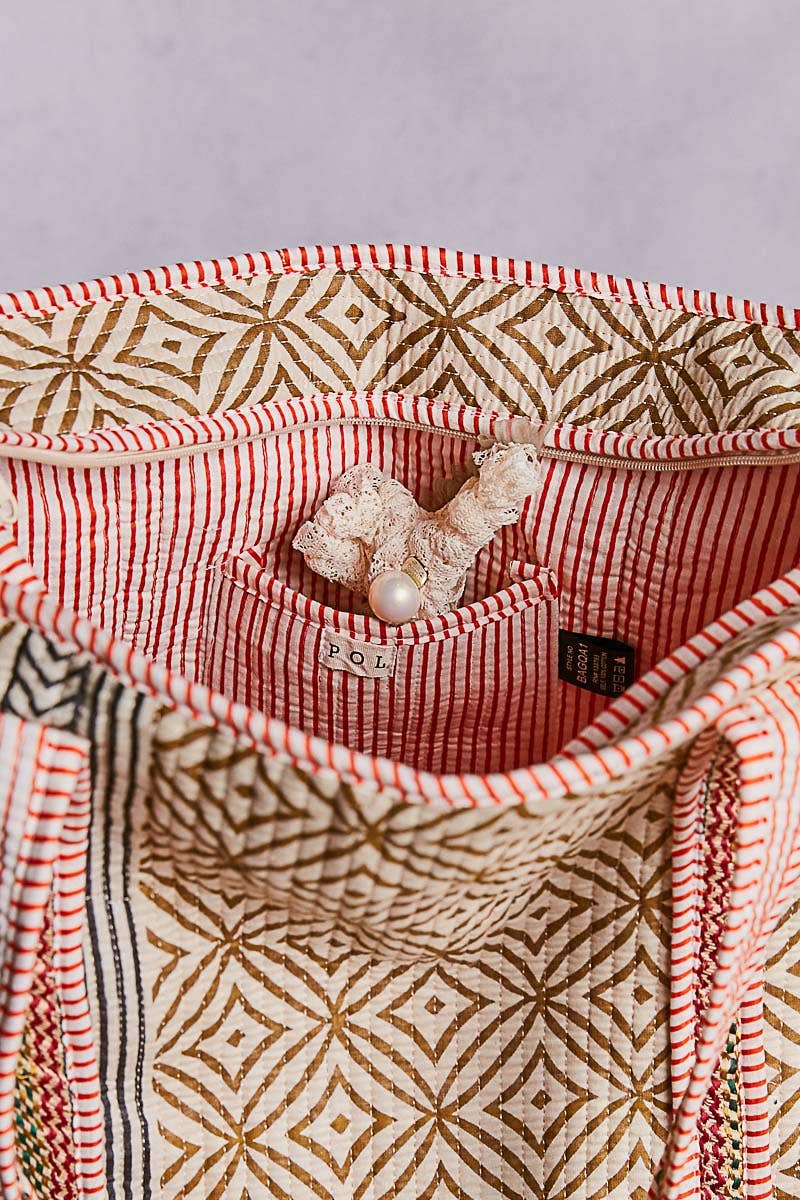 Wanderloom Quilted Boho Tote