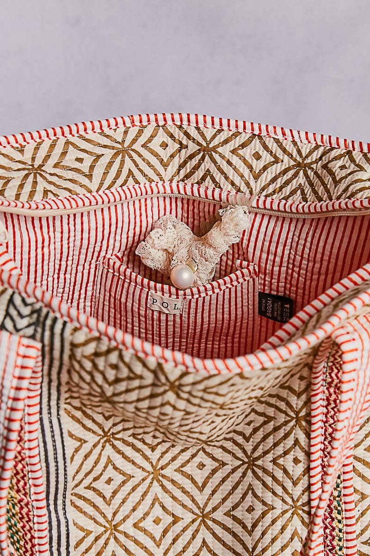 Wanderloom Quilted Boho Tote