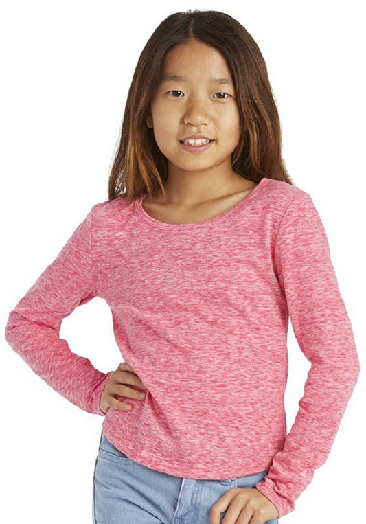 L/S Heather Mix - Pink