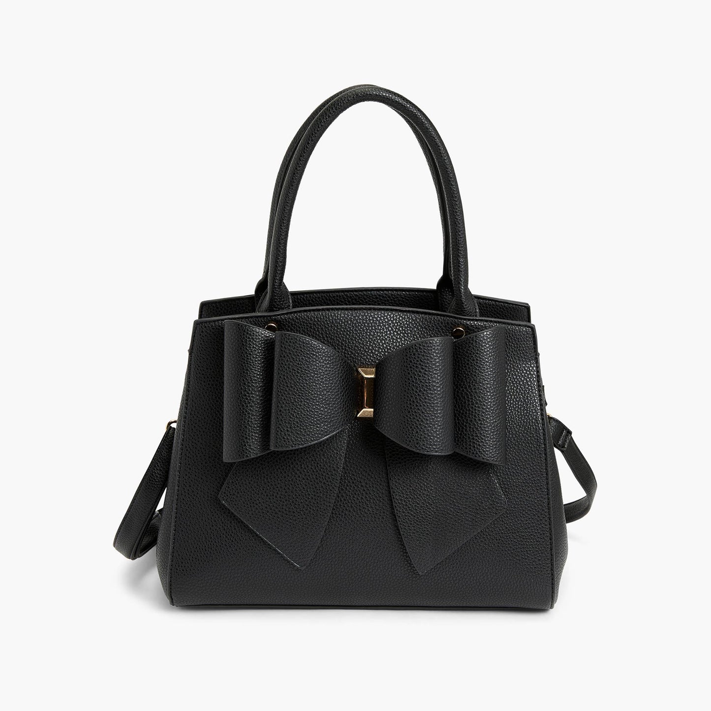 Park Double Bowtie Top Handle Satchel: Navy