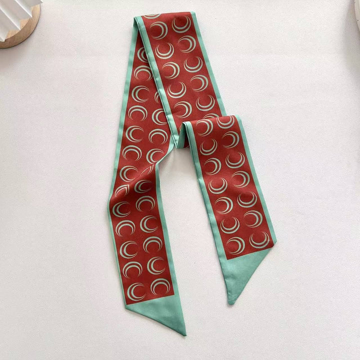 Minimalist Red Scarf Headband