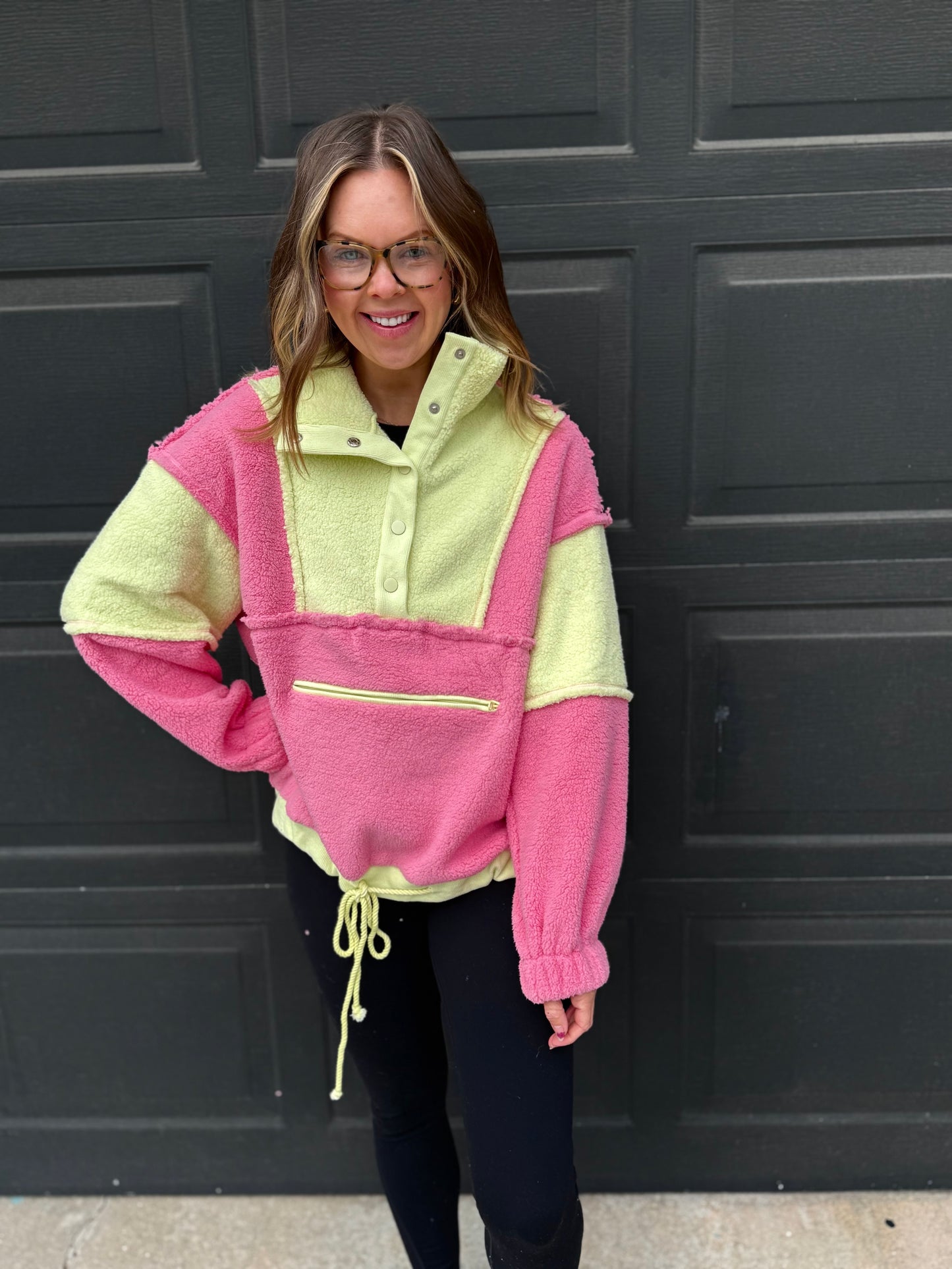 Fleece Pullover - Neon