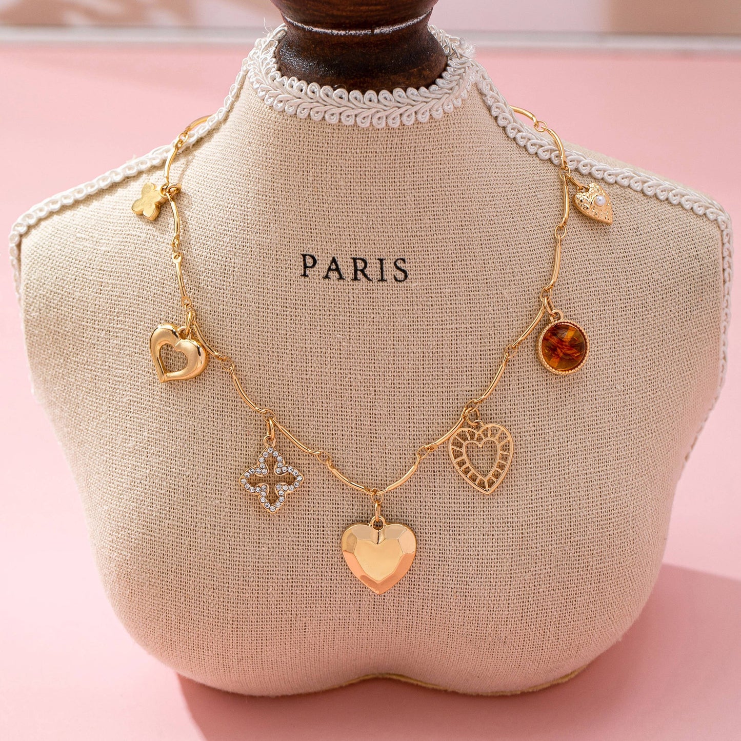 Friendship Charm Bar-Link Necklace