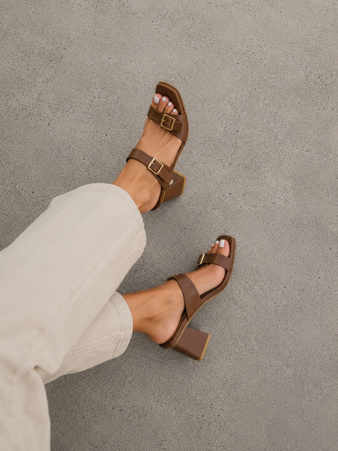 Rene Heel Mia || Brown