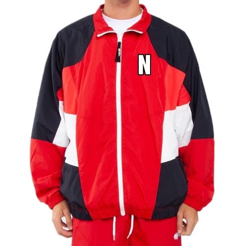 Red Nebraska Track Jacket