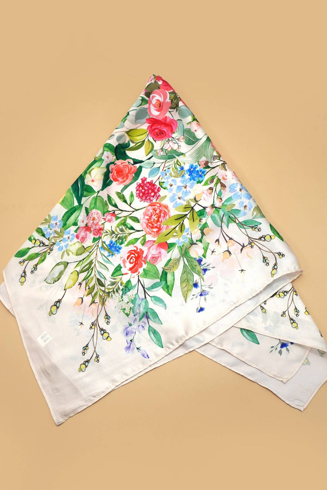 Vibrant Pink Bandana Scarf