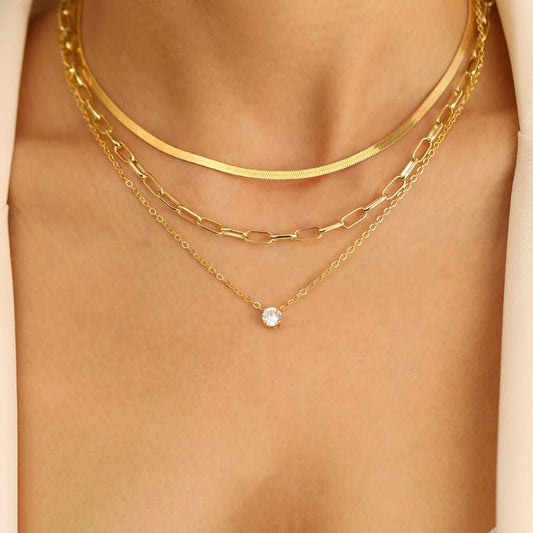 18K Tarnish Free Elegance Necklace