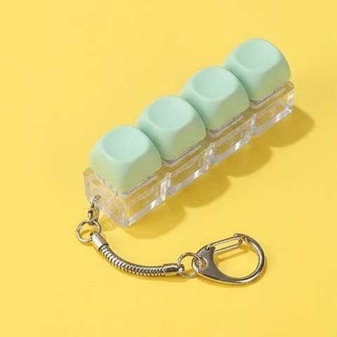 Keyboard Fidget Stress Relief Keychain