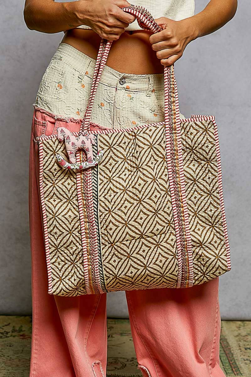 Wanderloom Quilted Boho Tote