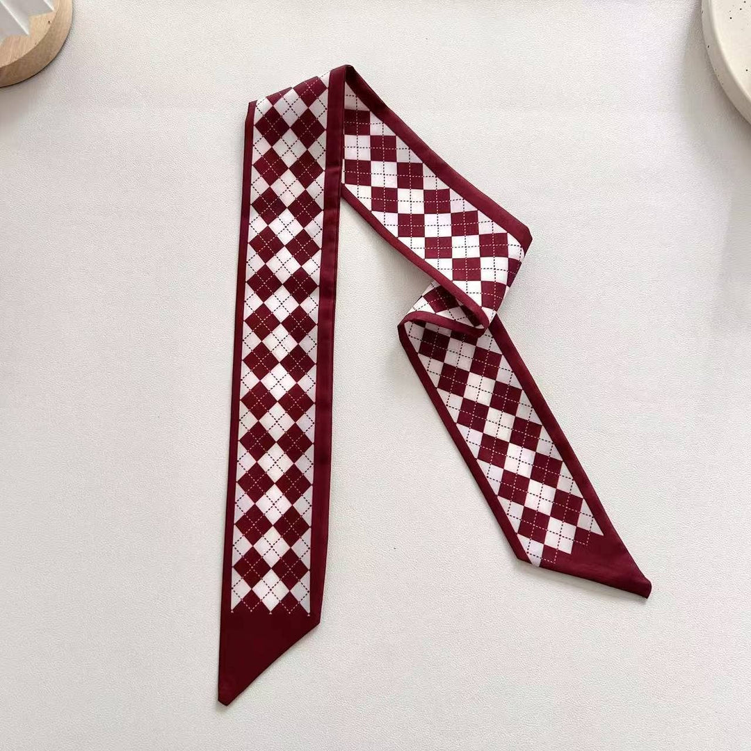 Minimalist Red Scarf Headband