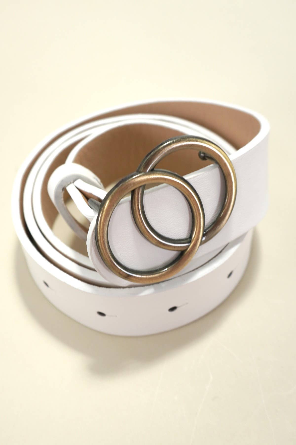 DOUBLE O BUCKLE BELT |  Leopard