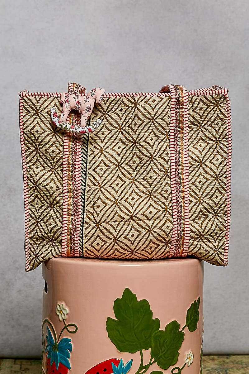 Wanderloom Quilted Boho Tote