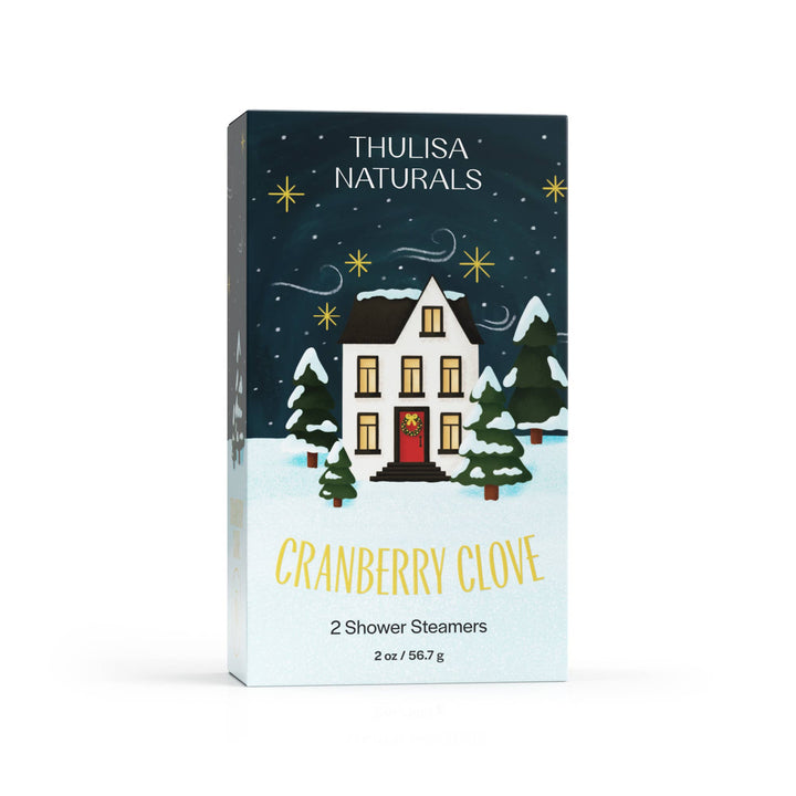 Cranberry Clove Shower Steamers — Holiday Spice Gift Set