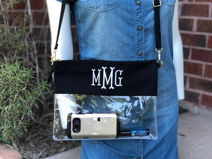 Game Day Clear Crossbody Bag/Clutch