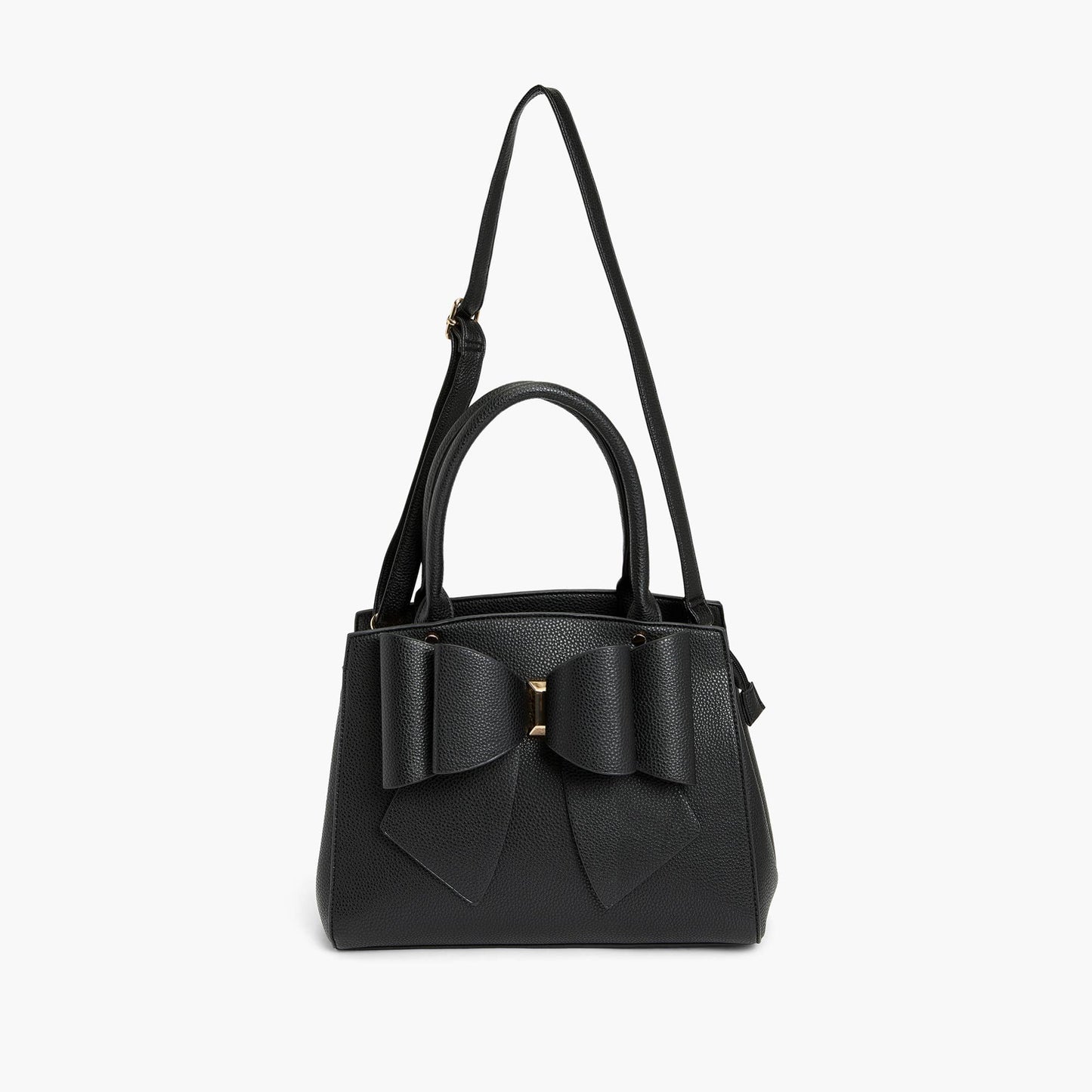 Park Double Bowtie Top Handle Satchel: Navy