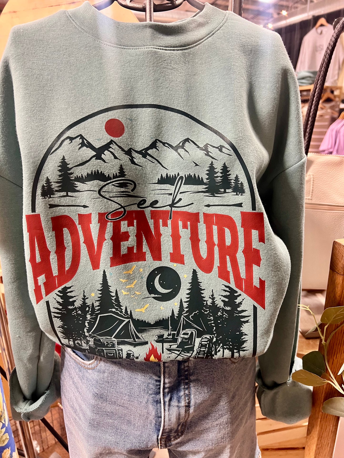 Seek Adventure Crewneck