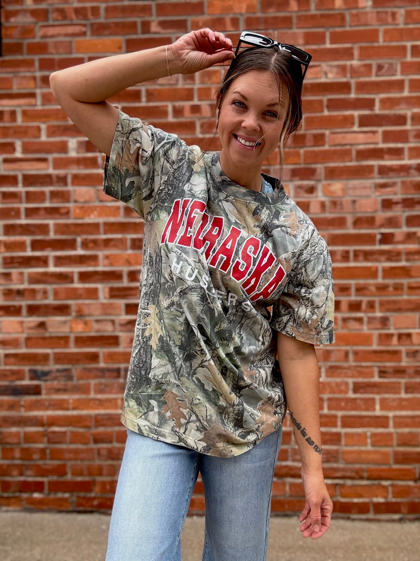 Nebraska Huskers Camo T-Shirt