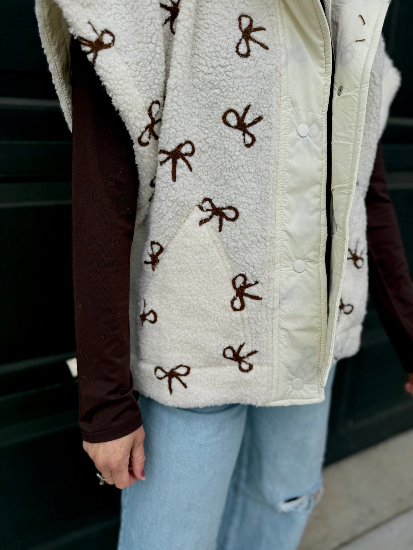 Bow Detail Vest