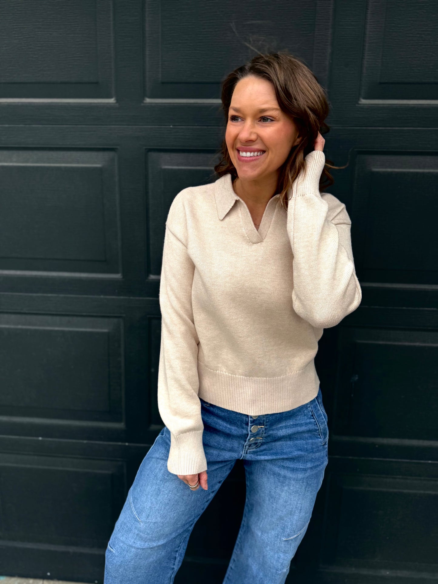 Lotus Sweater - Sandstone