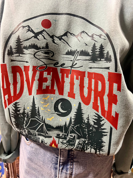 Seek Adventure Crewneck