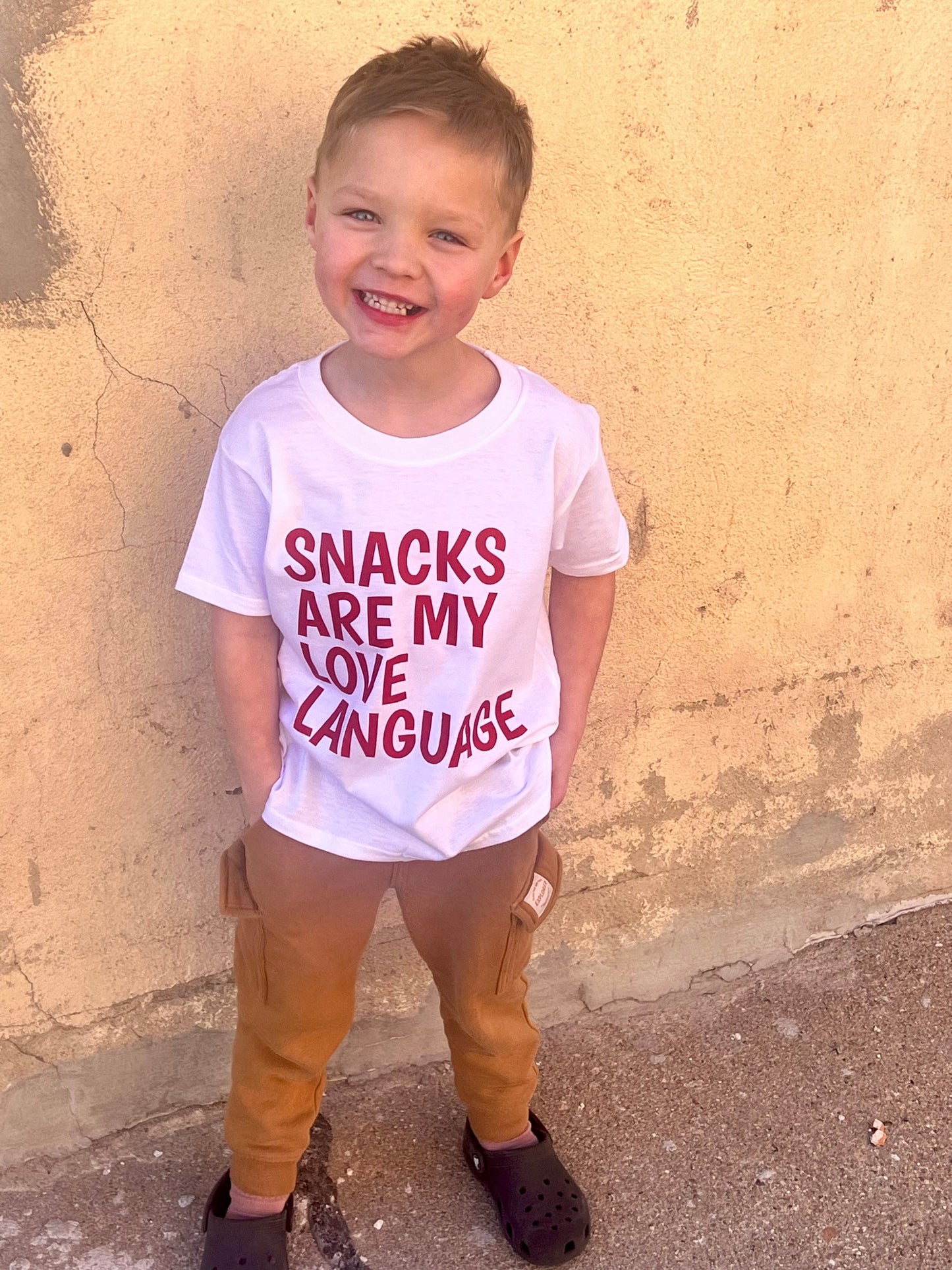 Snacks Are My Love Language- Kids Tee