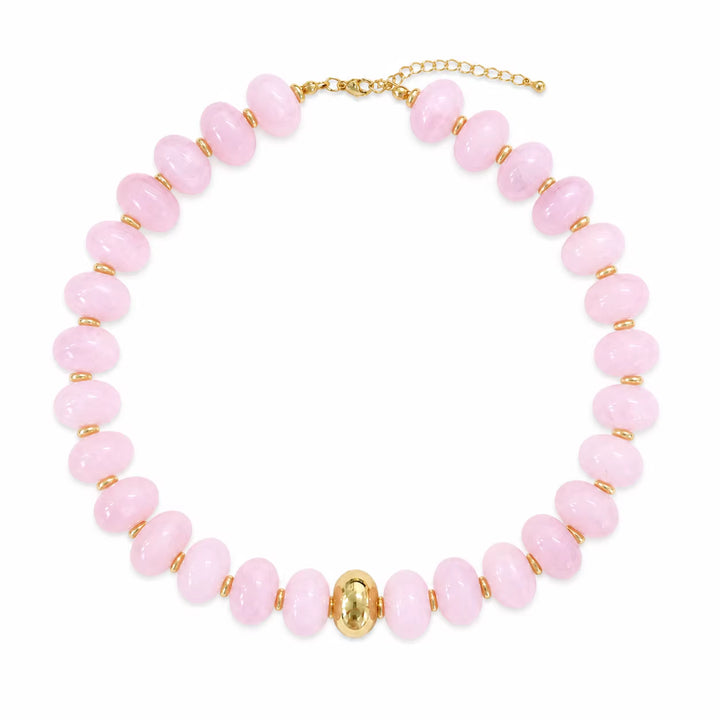 Fern Disc Resin Bead Necklace *Mult Colors*