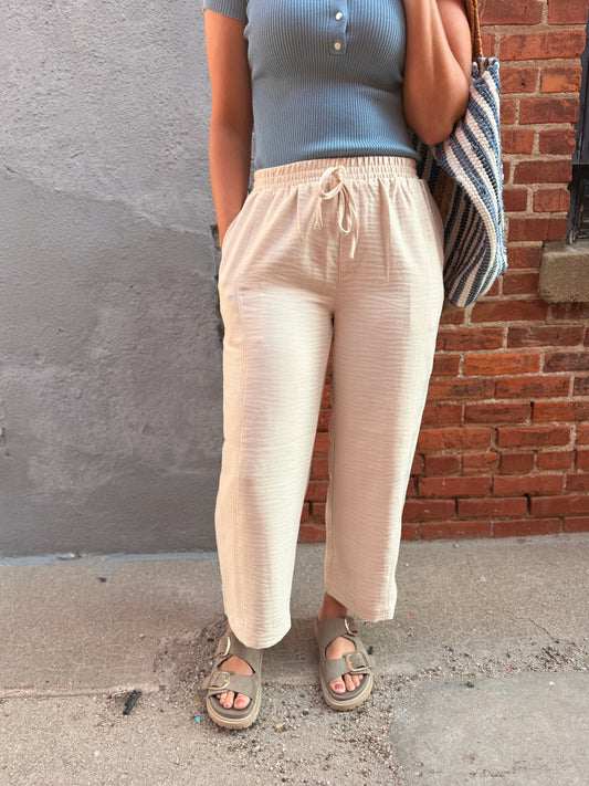 Cloud Nine Crinkle Knit Lounge Pants