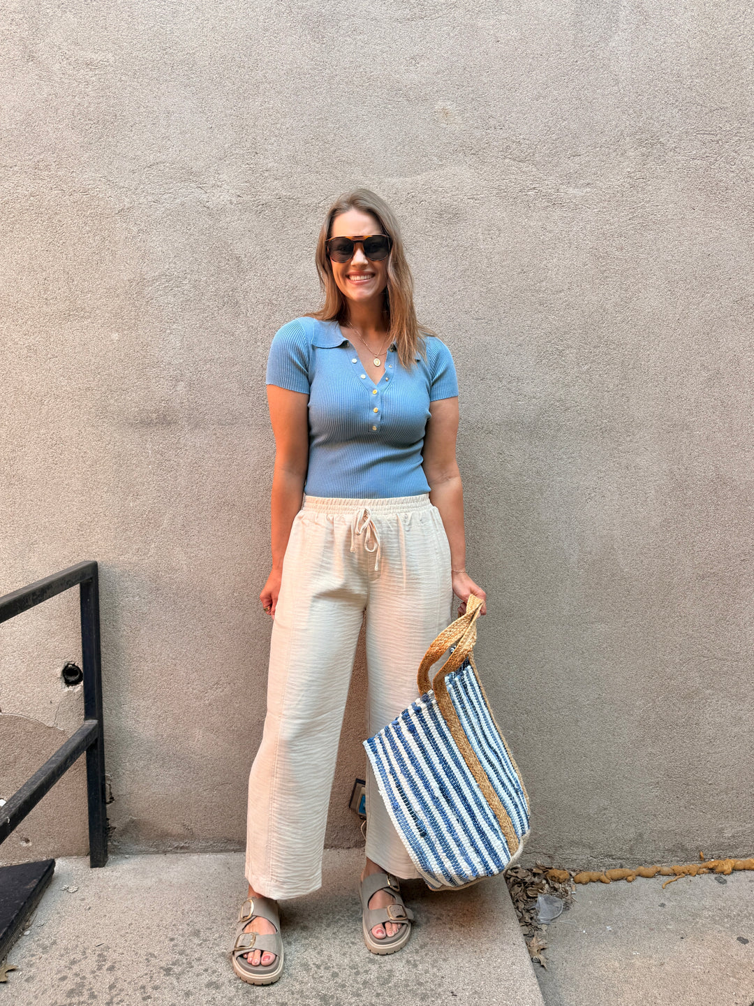 Cloud Nine Crinkle Knit Lounge Pants