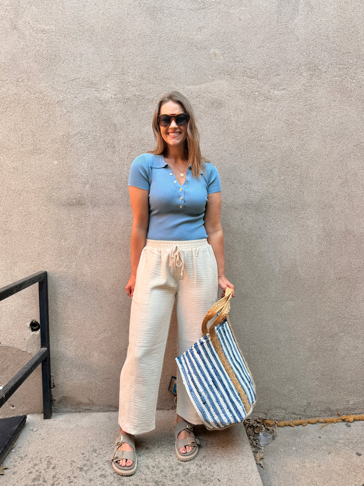Cloud Nine Crinkle Knit Lounge Pants