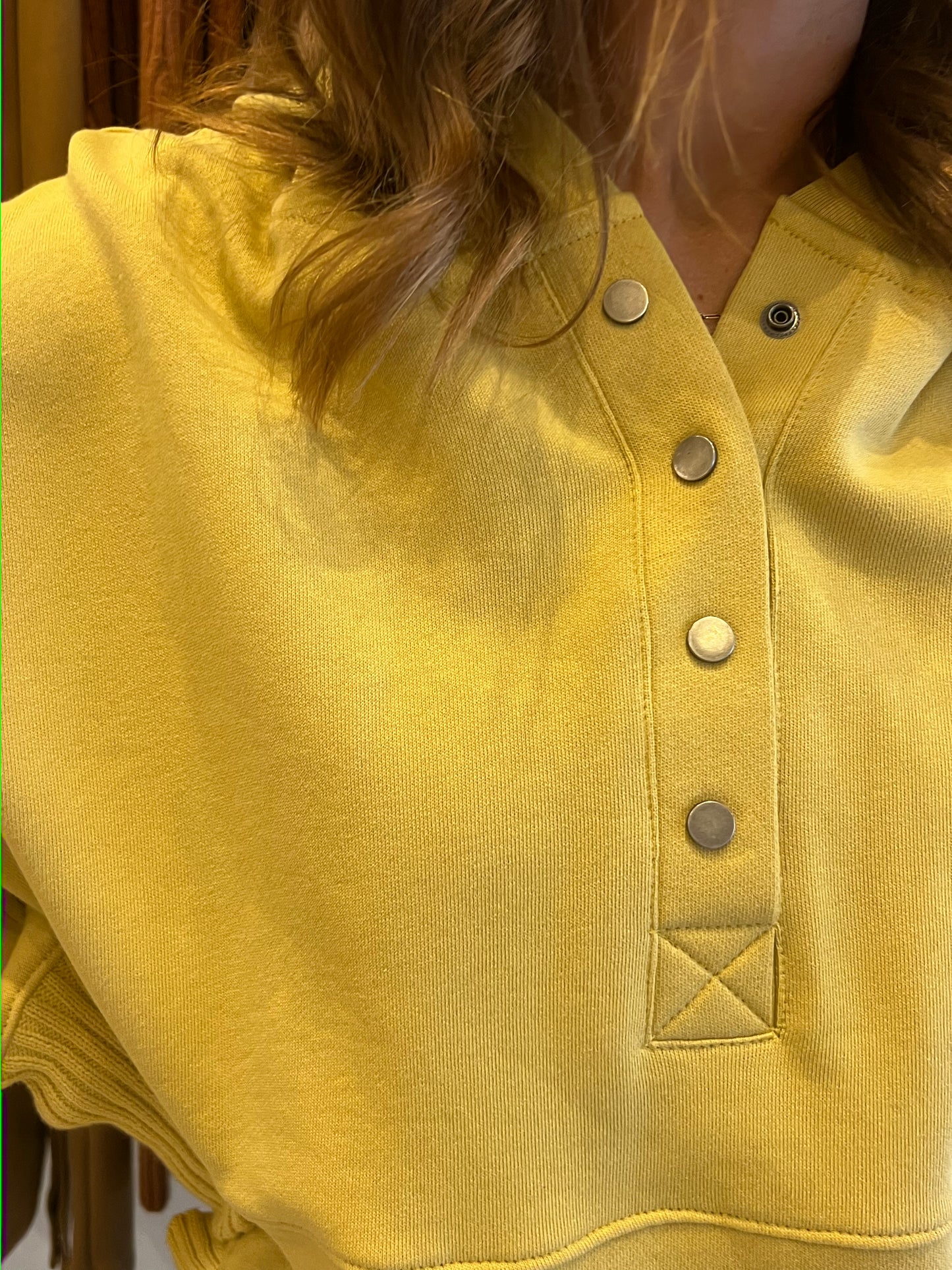 Oversized Pullover- Mustard