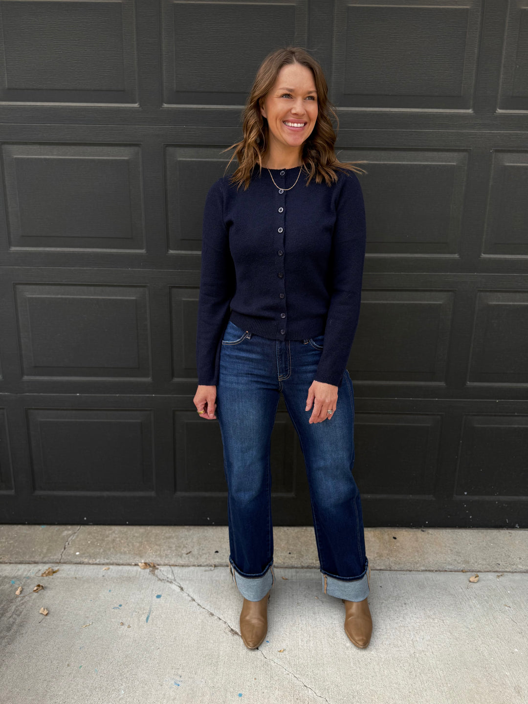 Navy Cardigan