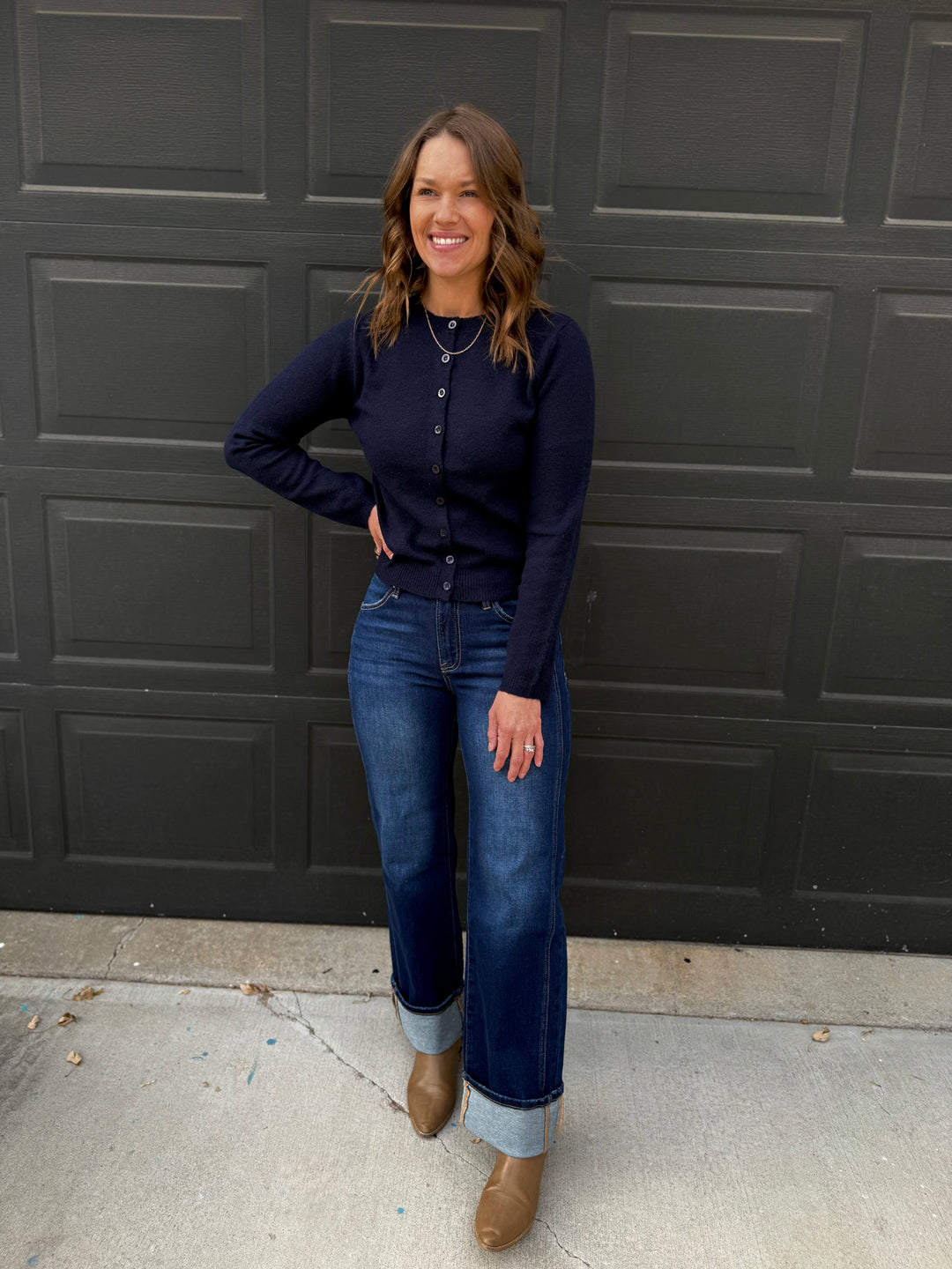 Navy Cardigan