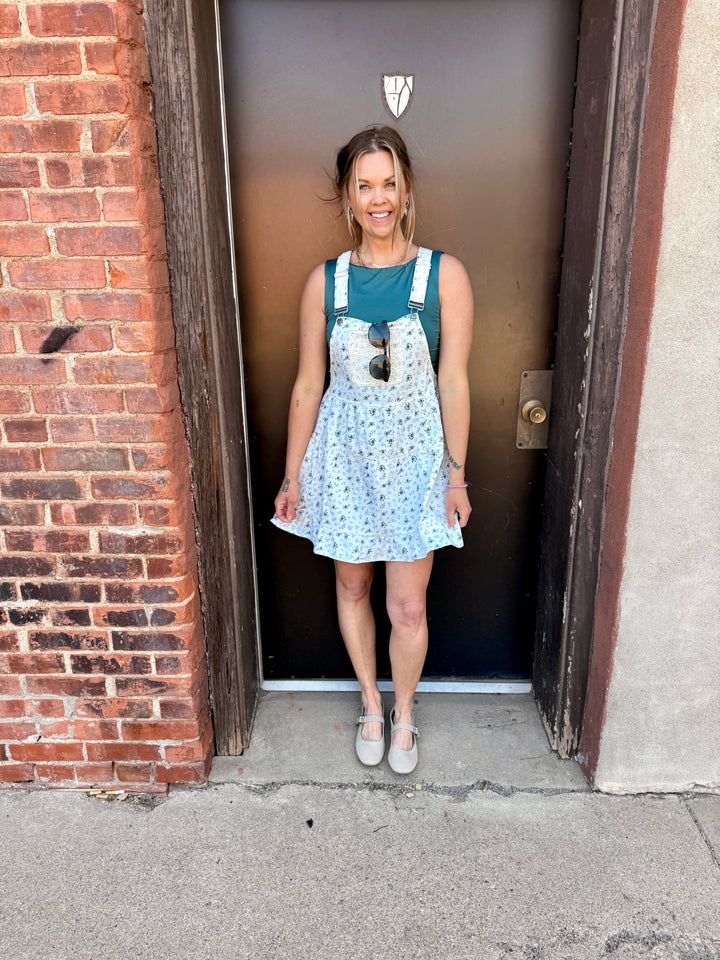 Blue Meadow Overall Mini