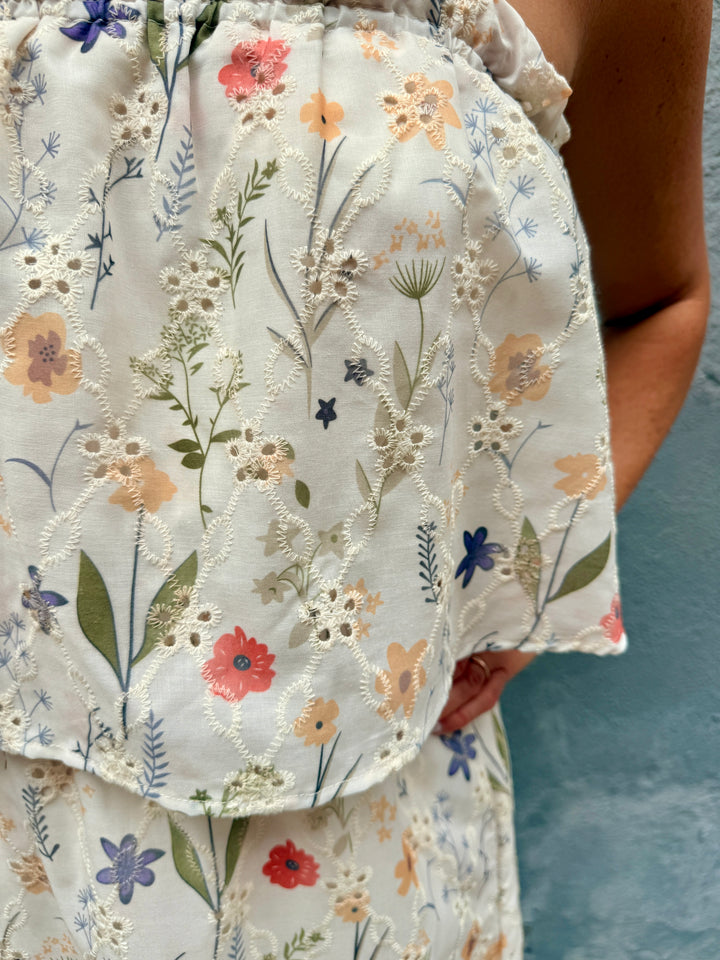 Meadow Ruffle Midi Dress